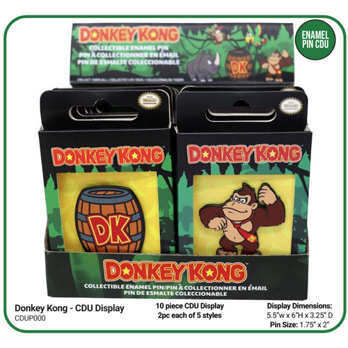 Enamel Pin CDU: Donkey Kong - Display (10) [PREORDER]