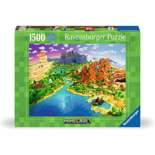 Puzzle: Minecraft: World of Minecraft (1,500 Pieces) - Ravensburger [PREORDER]