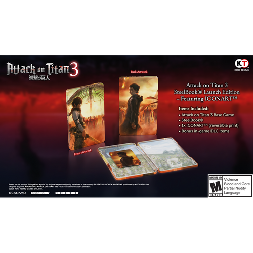 Attack on Titan 3: SteelBook Launch Edition image 2