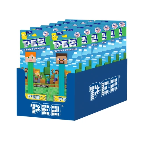 PEZ: Minecraft - Blister Pack Assorted Display (12)