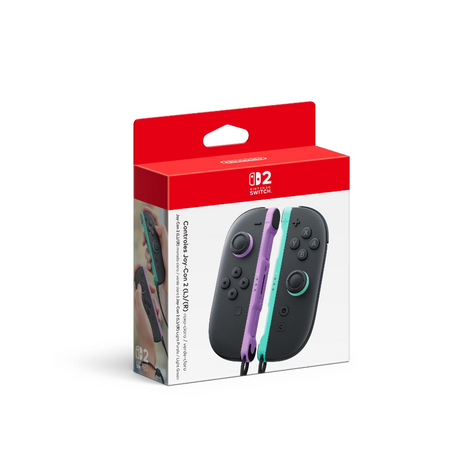 Switch 2 Joy-Con 2 (L)/(R): Light Purple / Light Green - Nintendo