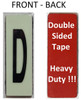 PHOTOLUMINESCENT DOOR NUMBER D SAFETY SIGNHEAVY DUTY / GLOW IN THE DARK "DOOR NUMBER" SAFETY SIGNHEAVY DUTY