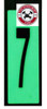 PHOTOLUMINESCENT DOOR NUMBER 7 DOB SIGN HEAVY DUTY / GLOW IN THE DARK "DOOR NUMBER SEVEN" DOB SIGN HEAVY DUTY PHOTOLUMINESCENT DOOR NUMBER 7 DOB SIGN HEAVY DUTY / GLOW IN THE DARK "DOOR NUMBER SEVEN" DOB SIGN HEAVY DUTY