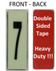 PHOTOLUMINESCENT DOOR NUMBER 7 SAFETY SIGNHEAVY DUTY / GLOW IN THE DARK "DOOR NUMBER SEVEN" SAFETY SIGNHEAVY DUTY PHOTOLUMINESCENT DOOR NUMBER 7 SAFETY SIGNHEAVY DUTY / GLOW IN THE DARK "DOOR NUMBER SEVEN" SAFETY SIGNHEAVY DUTY