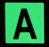 Glow in dark Letter A SIGNAGE The Liberty Line Glow in dark Letter A SIGNAGE The Liberty Line