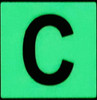Glow in dark Number C HPD SIGN The Liberty Line Glow in dark Number C HPD SIGN The Liberty Line