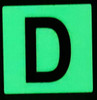 Glow in dark Number D HPD SIGN The Liberty Line Glow in dark Number D HPD SIGN The Liberty Line