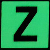 Glow in dark Number Z SIGNAGE The Liberty Line Glow in dark Number Z SIGNAGE The Liberty Line