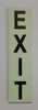 Glow in dark Number EXIT sign The Liberty Line Glow in dark Number EXIT sign The Liberty Line