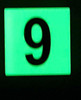 Glow in dark Number 9 HPD SIGN The Liberty Line Glow in dark Number 9 HPD SIGN The Liberty Line