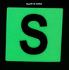 Glow in dark Number S SIGNAGE The Liberty Line Glow in dark Number S SIGNAGE The Liberty Line