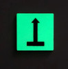 Glow in dark Upwards Arrow Emergency Marking SIGNAGE The Liberty Line