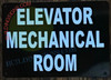 ELEVATOR ROOM BUILDING SIGN ELEVATOR ROOM BUILDING SIGN