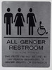 All Gender Restroom ACCESSIBLE DOB SIGN This Restroom May BE Used by Any Person REGARDLESS of Gender Identity OR Expression - All Gender Restroom ACCESSIBLE DOB SIGN This Restroom May BE Used by Any Person REGARDLESS of Gender Identity OR Expression -