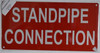 Standpipe Connection Hpd Sign Standpipe Connection Hpd Sign