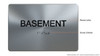 Basement Floor Number Sign-Tactile Signs Basement Floor Number Sign-Tactile Signs