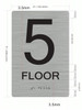 5th Floor Sign-Tactile Signs 5th Floor Sign-Tactile Signs