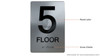 5th Floor Sign-Tactile Signs 5th Floor Sign-Tactile Signs