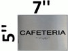 Cafeteria Sign-Tactile Signs Cafeteria Sign-Tactile Signs