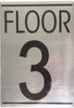 FLOOR 3 SIGN -Delicato line FLOOR 3 SIGN -Delicato line
