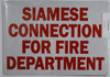 Siamese Connection for FIRE DEPT Hpd Sign Siamese Connection for FIRE DEPT Hpd Sign