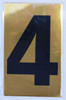 Apartment number sign 4 Apartment number sign 4
