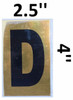 Apartment number SIGNAGE D Apartment number SIGNAGE D
