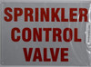 Sprinkler Control Valve   Sign
