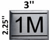 APARTMENT NUMBER Sign1M -BRUSHED ALUMINUM APARTMENT NUMBER Sign1M -BRUSHED ALUMINUM
