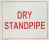DRY STANDPIPE- Hpd Sign DRY STANDPIPE- Hpd Sign