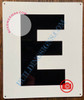 LETTER E SignWHITE