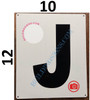 LETTER J SignWHITE