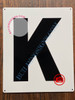 LETTER K SignWHITE