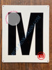 LETTER M SignWHITE