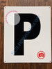 LETTER P SignWHITE