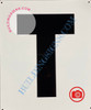 LETTER T SignWHITE