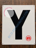 LETTER Y SignWHITE