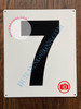 NUMBER 7 SignWHITE