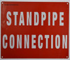 Standpipe Connection   Signage Standpipe Connection   Signage