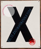 Large Letter X -Metal SignParking LOT DOB SIGN Large Letter X -Metal SignParking LOT DOB SIGN