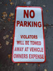 No Parking Any Time Violators Will Be Towed Away at Vehicle Owner's Expense Extra Large Sticker No Parking Any Time Violators Will Be Towed Away at Vehicle Owner's Expense Extra Large Sticker
