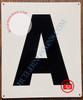 Large Letter A -Metal SignParking LOT DOB SIGN Large Letter A -Metal SignParking LOT DOB SIGN