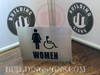 Women ACCESSIBLE Restroom Projection Sign- Women ACCESSIBLE Restroom 3D BUILDING SIGN