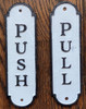 Set Push Pull Door SignPush Pull Antique Look Set Push Pull Door SignPush Pull Antique Look