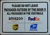 PLEASE DO NOT LEAVE PACKAGE OUTSIDE OF THE DOOR DOB SIGN PLEASE DO NOT LEAVE PACKAGE OUTSIDE OF THE DOOR DOB SIGN