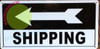 Shipping Left Arrow Signs Shipping Left Arrow Signs