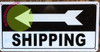 Shipping Left Arrow Signs Shipping Left Arrow Signs