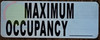 MAXIMUM OCCUPANCY DOB SIGN MAXIMUM OCCUPANCY DOB SIGN