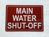 NYC MAIN WATER SHUT OFF SIGN