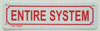 ENTIRE SYSTEM  Sign